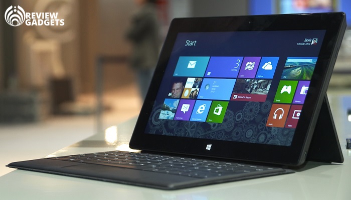 Microsoft Surface Pro laptop tablet front view
