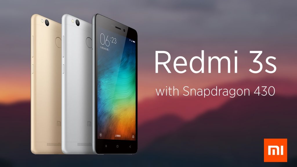 Xiaomi Redmi 3s runs on Qualcomm Snapdragon 650