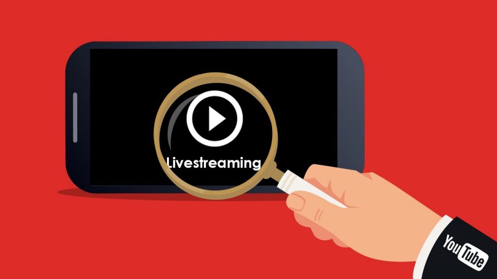 Live streaming apps: YouTube Live 