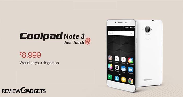 Coolpad Note 3 Plus launches in India at Rs