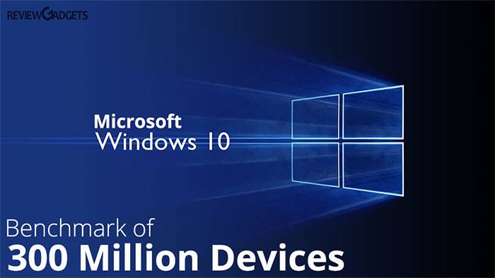 Windows 10 crosses the benchmark of 300 Million Devices. Microsoft window 10 is compatible for laptops, smartphones, Xbox One. Buy Win now 10 at $199/-