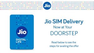 Jio SIM home delivery