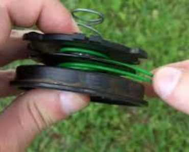 Restring A Trimmer Spool